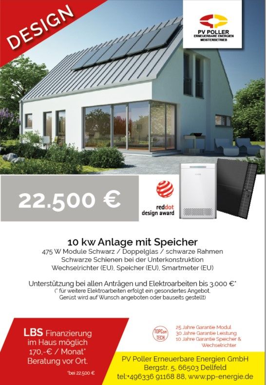 DESIGN 10 KW mit Speicher